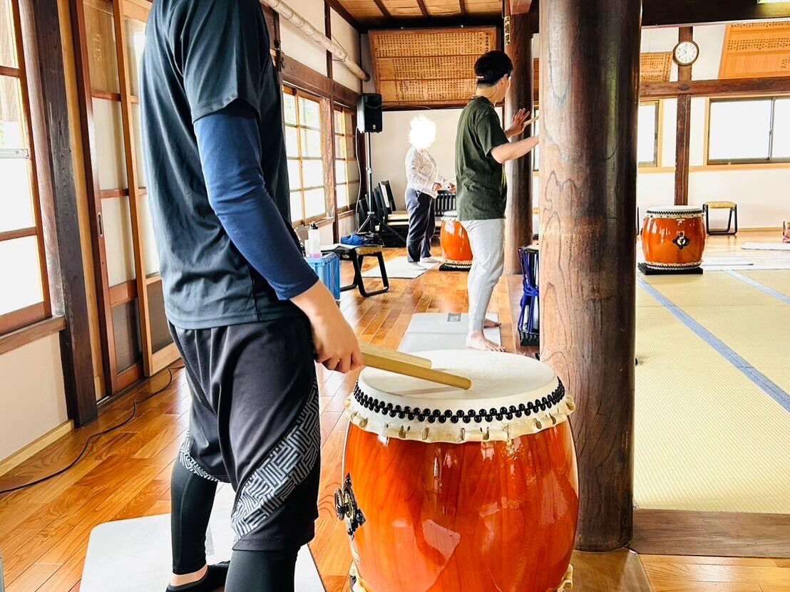月に一回の和太鼓フィットネス
